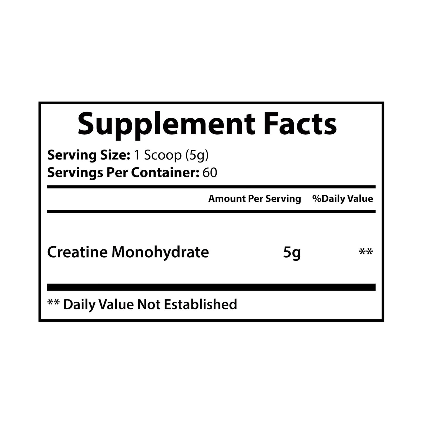 Creatine Monohydrate powder
